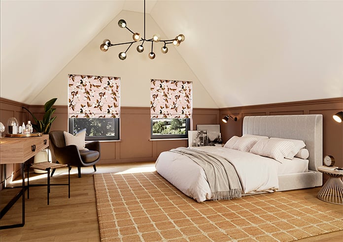 Ted Baker Velvet Opal Floral, Pink - Twist&Fit Roman Blind - Image 7